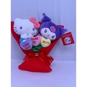 NWT - Hello Kitty and Friends Valentines Sweetheart Plush Bouquet - 2 characters